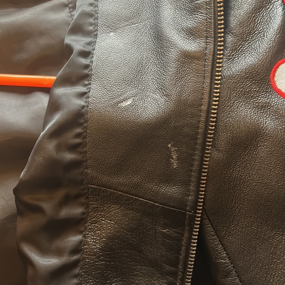 women’s large Chase Authentics Dale Earnhart leather coat. - Picture 4 of 4